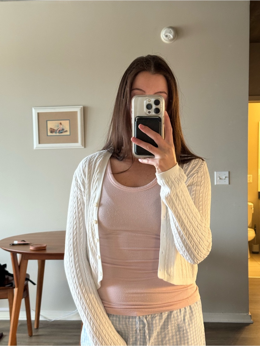 Brandy Melville Cable-Knit Cardigan